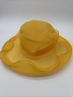 Women s Kentucky Derby Church Dress Bridal Tea Party Wedding Hat Yellow