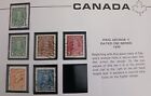 Canada -1935 - 36 - Lot Of Stamps On Album Page -used - Catalogue Value  30 