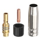 19 Pack Binzel 15ak Torch Welding Kits Nozzles Contact Tips For Mig Welder Us