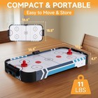 36 6 x 18 5  Air Powered Hockey Table Game Room Indoor Automatic Led Scoring
