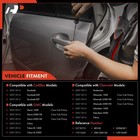 A-premium - Rear Left Driver Side Exterior Door Handle - Left  Chrome 