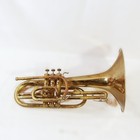 Vintage Bach Mercedes Marching Mellophone Usa Brass W  Case Sn 33452
