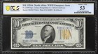 1934-a  10 North Africa Silver Certificate Pcgs 53 Fr 2309 Wwii Currency 17246