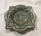 Vtg  Terri Robinson Awa Studio Pottery Trinket Dish 9 3 4 In  X 9 3 4 In 