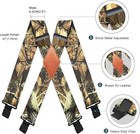 Mendeng Camo Suspenders For Men Heavy Duty Clips Hunting Work Adjustable Braces