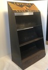 Vintage Cavelier Shoe Polish General Store Metal Display Rack sign