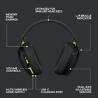 Logitech G435 Ultra-light Lightspeed Gaming Bluetooth Headset - Black