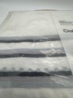 Crate   Kids Barrel Savanna Crib Skirt Cotton Linen Grey Multi New Safari White