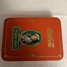 Vintage 1980 Coca-cola Playing Cards Msr Imports Tin Box Collectible Deck