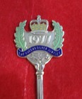 Vintage Sterling Silver Silver Jubilee Spoon Birmingham 1977 14g