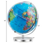 13  Illuminated World Globe 720   Rotating Education Cartography Map Home W  Led