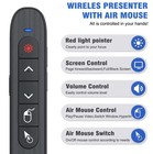 Wireless Presenter Remote Rechargeable Air Mouse Ppt Clicker For Pc Mac