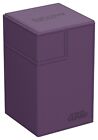 Ultimate Guard Flip N Tray 100  Purple Xenoskin Monocolor Deck Case Card Box Ccg