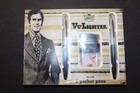Vintage Rare Scripto Vu Fish Hook Pocket Lighter With 2 Pocket Pens Set New Nib