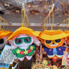 Miniso Zootopia Straw Hat Judy   Nick Plush Cute Bag Charm Mini Ornament Gift