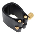 Leather Professional Alto   Tenor Sax Saxophone Mouthpiece Ligature Fastener   