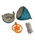 3 Pack Jumbo Cobra Spinning Top Set With 3 Assorted Color Toma Todo Mexican T   