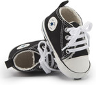 Unisex Baby Boys Girls High Top Sneaker Soft Anti-slip Sole Newborn Infant First
