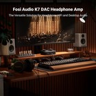 Fosi Audio K7 Gaming Dac headphone Amp 4 4mm 2 1w For Ps5 For Switch Ak4493seq