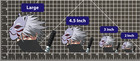 Kakashi Hatake Naruto Sticker Decal -peeker Peeking Mask- 4 Different Sizes
