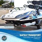 Pontoon   Boat Trailer Transom Straps  2pk  - 48  Tie Down Adjustable Boat Strap