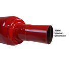 Genuine New Cherry Bomb Exhaust Back Box  Universal Fitment Round Tip Red