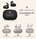 Suritch Case For Beats Powerbeats Fit Earbuds 2025 With Magnetic Lock Carabiner