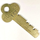 Vintage Mosler Safe Deposit Box Key With Storage Envelope