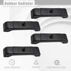4 Pcs Rubber Radiator Insulator Pads 3 Core Radiator Mounts Cushions Support Pad