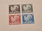 Ww2 Wwii Nazi Germany Third Reich Hitler   Hindenburg Souvenir Stamp Sheet