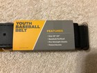 Easton Youth Baseball Belt Black Size 18 -34  Plated Buckle
