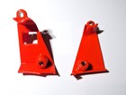 1985 1986 Honda Atc250r Atc 250r Frame Air Inlet Scoops Red