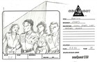 Mark Simon Signed Seaquest Dsv Hand Drawn Production Storyboard Page  ms