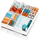 Drawer Organizer Clothes 12 Pack - Dresser Organizer Bins For Closet Bedroom 