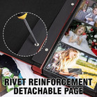 Photo Album 4x6 600 Photos  Leather Cover Extra Large Capacity Holds 600 Horizon