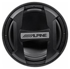Alpine Swt-s10 1200w Max Single 10  Sealed Subwoofer Tube Enclosure