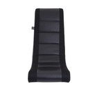 Black Video Rocker Gaming Chair  Ergonomic Rocking  No Assembly Required