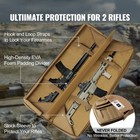 Rifle Bag 42 Inch Tactical Double Long Gun Bag For 2 Rifles   2 Pistols