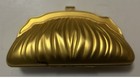Vintage Gold Hard Shell Clutch Evening Bag