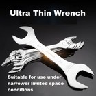 Ultra-thin Open End Wrench Manual Open Spanner Matching Double-head 3mm Wrench