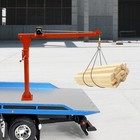1100lb Truck-mounted Crane Hoist Pickup Truck Jib Crane W 3000lb Electric Winch
