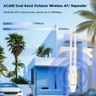 Ac600 Wifi Long Range Extender Outdoor 2 4ghz 5ghz Wifi Repeater Weatherproof