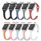 Slim Soft Silicone Bracelet Strap Band For Apple Watch Series 11 10 9 8 7 6 5 4