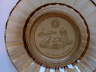 Vintage The Sands  Las Vegas  Nevada  Casino And Hotel Amber Ashtray - 4 1 2 In 