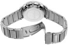 Akribos Xxiv Men   s Quartz Analog Day date Silver Dial Ss Bracelet