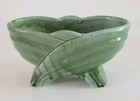 Vtg Mcm Green Pottery Planters Usa Mccoy  1  Lot Of 3 Ceramic Retro 