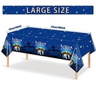3 Pcs Holy Nativity Christmas Tablecloth - Blue - Merry Christmas Religious