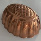 Vtg Pineapple Oval Copper Jello Mold Cake Pan Kitchen Wall Hanging Decor 6 25   