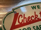 Whitaker Original Automotive Cable Service Metal Sign We Check The Cables