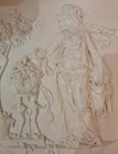 Rare Antique Vintage Plaster Relief Plaque Antique Possibly Grand Tour 